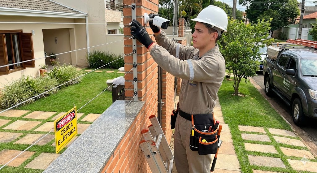 Cerca eletrica e alarme Franca SP (16)99351-1177